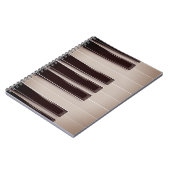 Carnet Thème de clavier de piano (Côté gauche)