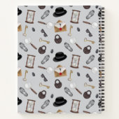 Carnet Thème de détective espion agent secret pour enfant (Dos)