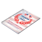 Carnet Thème de drapeau américain Bureau d'entreprise per (Côté gauche)