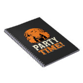 Carnet Thème de fête d'Halloween Sorcière Chaudron Design (Côté Droit)
