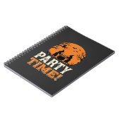 Carnet Thème de fête d'Halloween Sorcière Chaudron Design (Côté gauche)