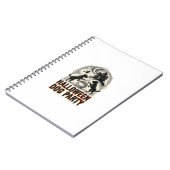 Carnet Thème de fête pour chien Halloween Chaudron de sor (Côté gauche)