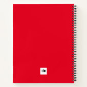 Carnet Thème de mascotte de tigre (Dos)