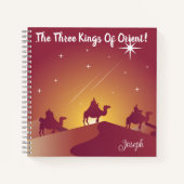 Carnet Thème de Noël des Trois Rois d'Orient (Devant)