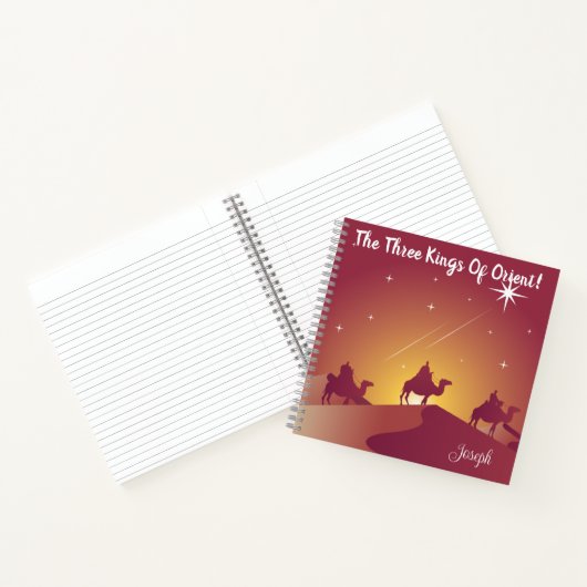 Carnet Thème de Noël des Trois Rois d'Orient (Intérieur)