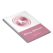 Carnet Thème de patinage artistique pour filles élégantes (Côté Droit)
