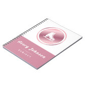 Carnet Thème de patinage artistique pour filles élégantes (Côté gauche)