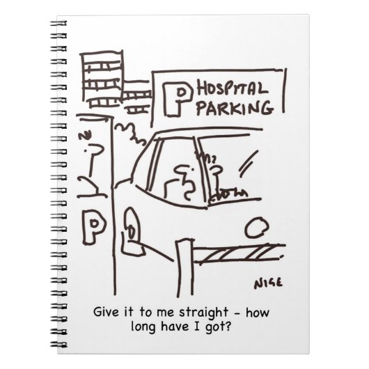Carnet Thème de stationnement des hôpitaux (Devant)
