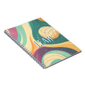 Carnet Thème de volley-ball coloré (Côté Droit)