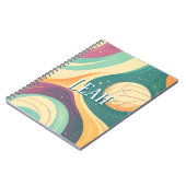 Carnet Thème de volley-ball coloré (Côté gauche)