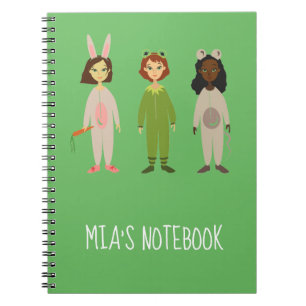 Carnet Thème des amies en pyjama pour filles mignonnes