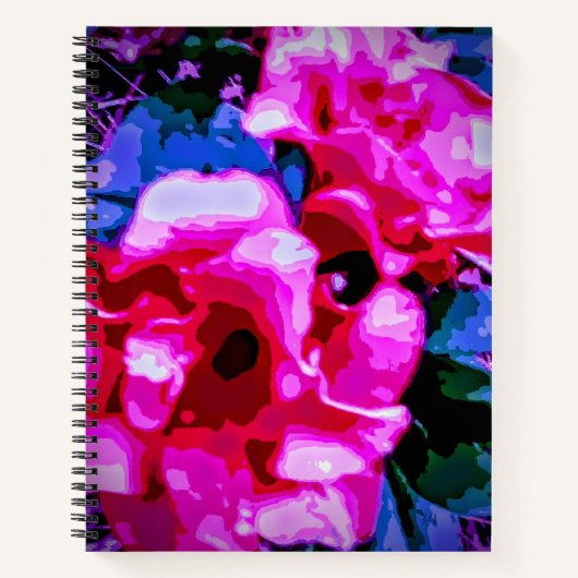 Carnet Thème fleuri (Devant)