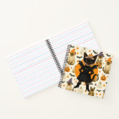 Carnet Thème Halloween pour les amoureux des chats (Intérieur)