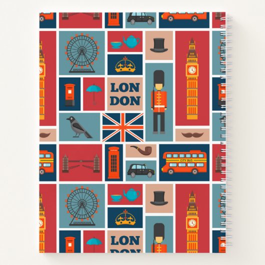 Carnet Thème Londres (Dos)