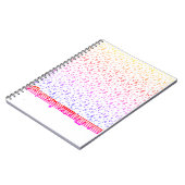Carnet Thème musical arc-en-ciel (Côté gauche)