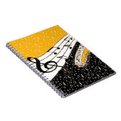 Carnet thème musical Gold (Côté Droit)