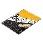 Carnet thème musical Gold (Côté gauche)