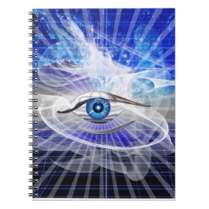 Carnet Thème mystique des yeux cosmiques