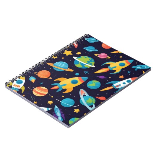 Carnet Thème spatial (Côté gauche)
