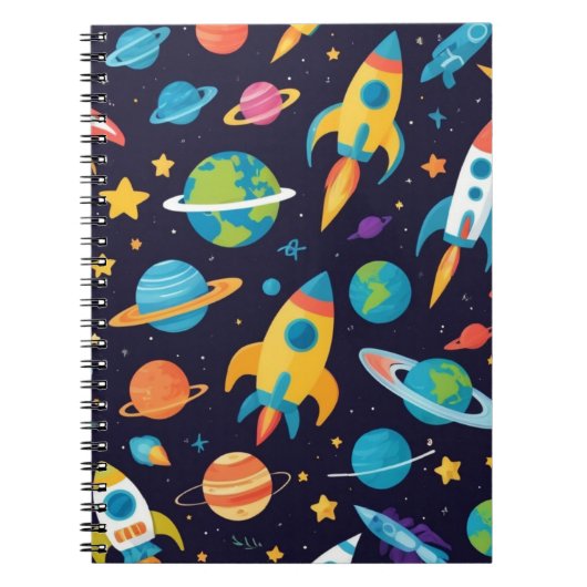 Carnet Thème spatial (Devant)