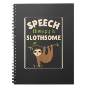 Carnet Thérapeute de la parole de paresseux Pathologie de
