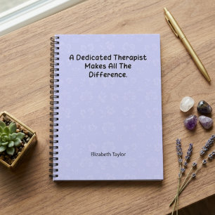Carnet Thérapeute dévoué fait toute la différence