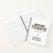 Carnet Thérapeute physique sur mesure PT Diplômes (Intérieur)