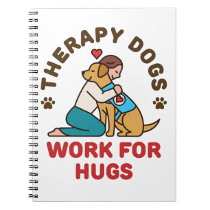Carnet Thérapie Chiens de travail pour l'équipe du maî
