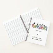 Carnet Thérapie musicale sur mesure Diplôme de musicothér (Intérieur)