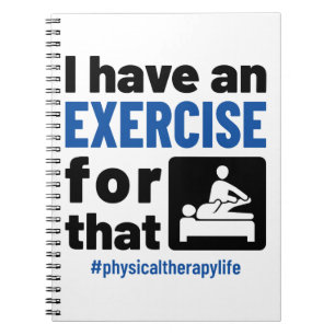 Carnet Thérapie physique J'ai un exercice pour ça