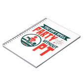 Carnet Thérapie physique On ne peut pas épeler la fête sa (Côté gauche)