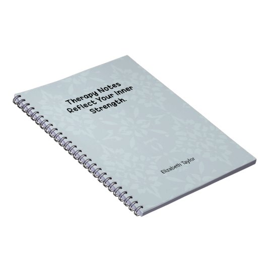 Carnet Therapy Notes Reflect Your Inner Strength (Côté Droit)