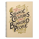 Carnet There Are No Strange Creatures (Devant)