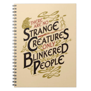 Carnet There Are No Strange Creatures