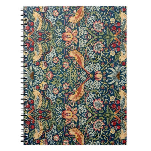 Carnet Thief de fraises par William Morris (Devant)