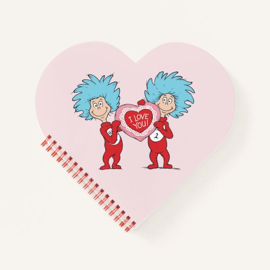 Carnet Thing One Thing Two Je t'aime (Devant)