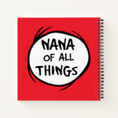 Carnet Thing One Thing Two - Nana de toutes les choses (Dos)