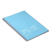 Carnet Things I Won’t Say Out Loud – Funny Sarcastic Note (Côté Droit)