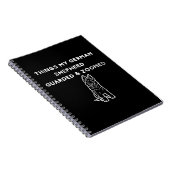 Carnet Things My German Shepherd Guarded & Zoomed (Côté Droit)