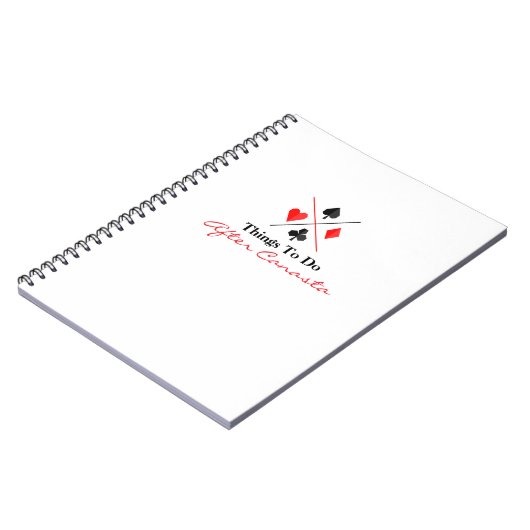 Carnet Things To Do After Canasta (Côté gauche)