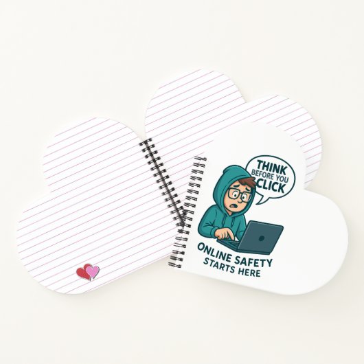 Carnet Think Before You Click - Online Safety Awareness (Intérieur)