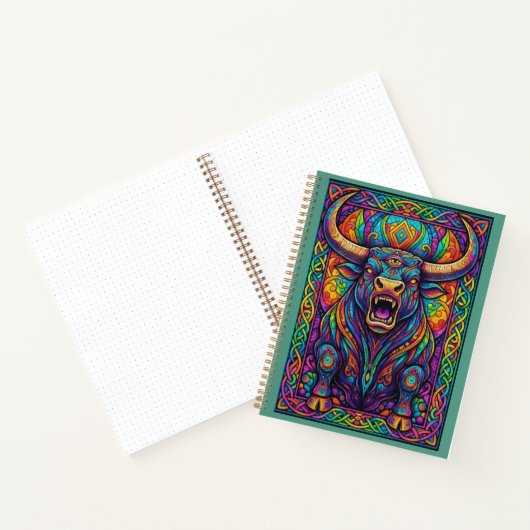 Carnet Third-Eye Charging Taurus Mythical Zen tangle  (Intérieur)