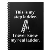 Carnet This Is My Step ladder Sarcasm Laughs Funny Saying (Devant)