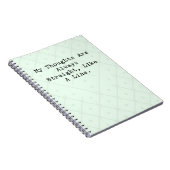 Carnet Thoughts Always Straight Like A Line Math Logic (Côté Droit)