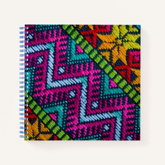 Carnet Threads tissés ethniques (Devant)