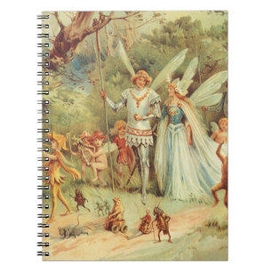 Carnet Thumbelina et Prince Mariage, contes Vintages de f