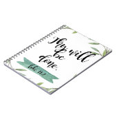 Carnet Thy sera fait (Côté gauche)