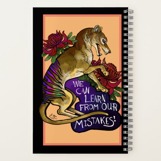 Carnet Thylacine : nous pouvons apprendre (Verso)