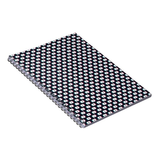 Carnet TicTok app button. Pattern design (Côté Droit)