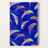Carnet Tie Dye Animaux marins Dolphins Marlins (Verso)